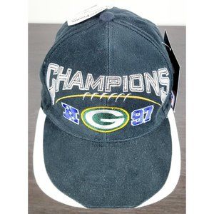 VTG Green Bay Packers Snapback Hat/Cap 97 NFC Champion Sports Specialties NWT 